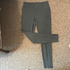 Athleta Gray High-Waisted Leggings